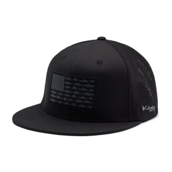 Pánské Kšiltovky Columbia PFG Mesh Flat Brim Ball Černé YPMFBK901